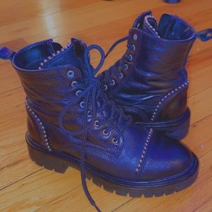 Aldo Chunky Studded Combat Boot